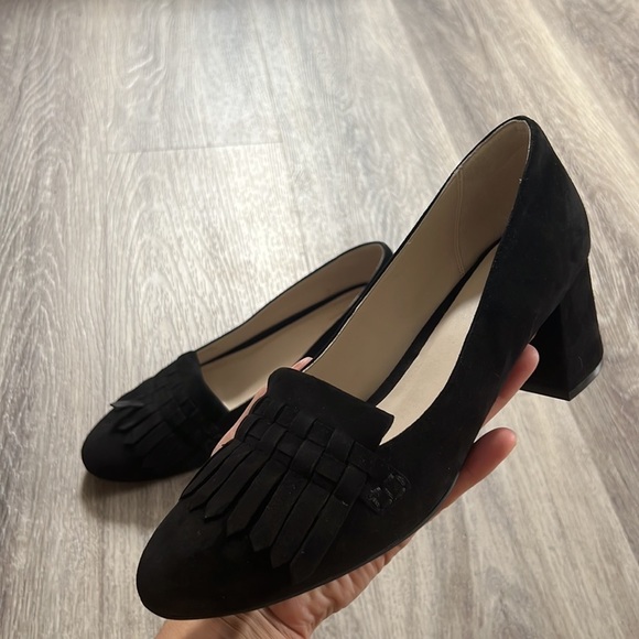 Cole Haan Signature Women’s Suede Mabel Grand Pump in Black Business casual 9B - Picture 1 of 10